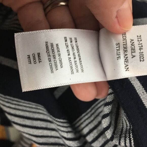 Rails striped jumpsuit womens size small Navy blue - Picture 15 of 15